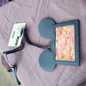2020 Mickey Mouse ID holder NWT Navy blue